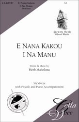 E Nana Kakou I Na Manu Two-Part choral sheet music cover